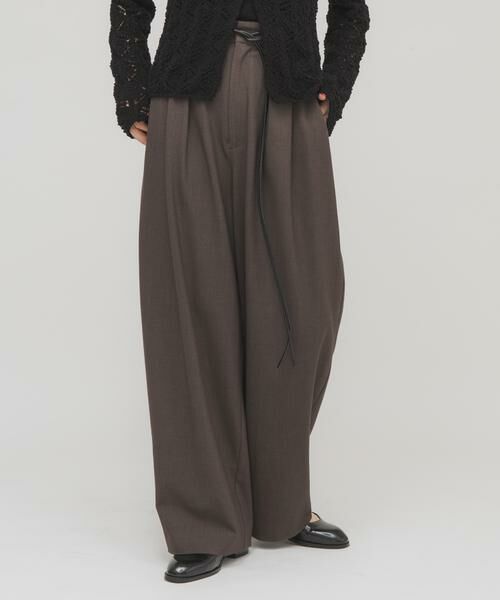 KBF / ケービーエフ その他パンツ | 『2サイズ展開』ベルトSETスラックス（ブラウン系その他）