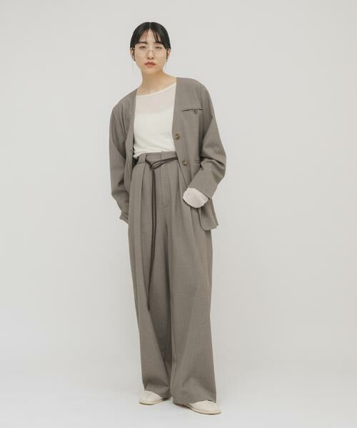 KBF / ケービーエフ その他パンツ | 『2サイズ展開』ベルトSETスラックス | 詳細14