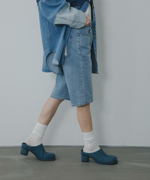 KBF / ケービーエフ ショート・ハーフ・半端丈パンツ | 『2サイズ展開』スリムハーフデニム | 詳細2