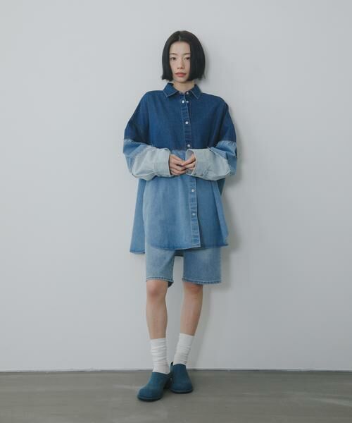 KBF / ケービーエフ ショート・ハーフ・半端丈パンツ | 『2サイズ展開』スリムハーフデニム | 詳細6