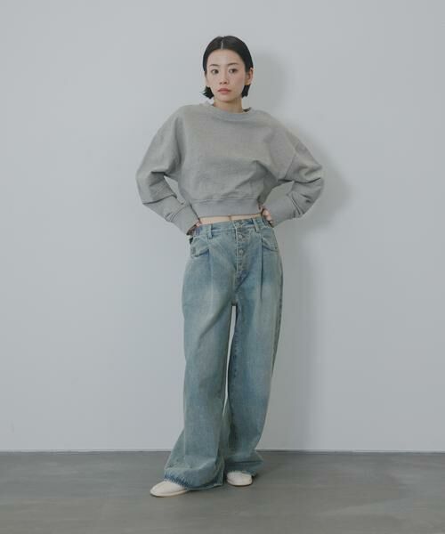 KBF / ケービーエフ デニムパンツ | 『3サイズ展開』タックボタンアップデニム | 詳細14