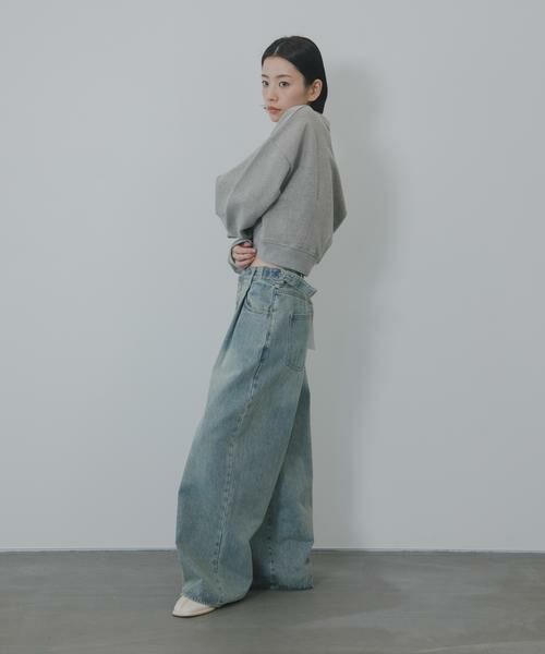 KBF / ケービーエフ デニムパンツ | 『3サイズ展開』タックボタンアップデニム | 詳細15