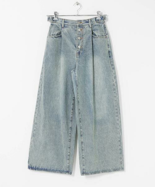 KBF / ケービーエフ デニムパンツ | 『3サイズ展開』タックボタンアップデニム | 詳細19