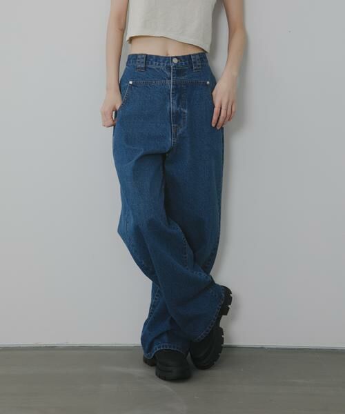 KBF / ケービーエフ デニムパンツ | 『2サイズ展開』フロントパネルデザインデニム | 詳細11