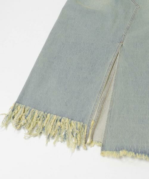 KBF / ケービーエフ スカート | アシメフリンジデニムスカート | 詳細11