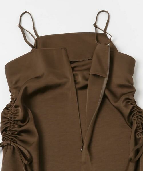 KBF / ケービーエフ ワンピース | ドロストサテンキャミワンピース | 詳細10