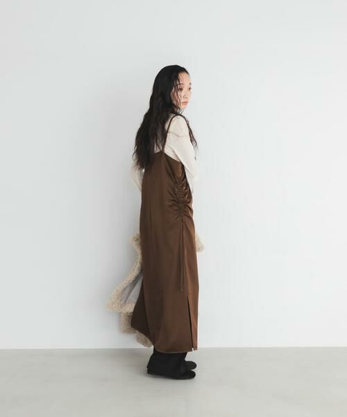 KBF / ケービーエフ ワンピース | ドロストサテンキャミワンピース | 詳細4