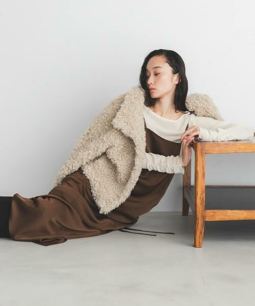 KBF / ケービーエフ ワンピース | ドロストサテンキャミワンピース | 詳細6