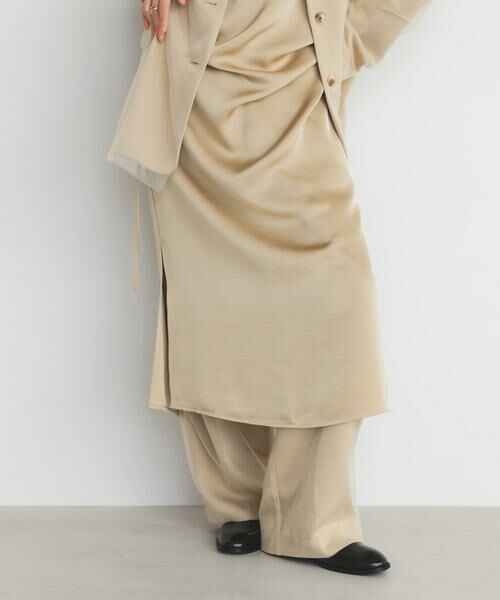 KBF / ケービーエフ ワンピース | ドロストサテンキャミワンピース | 詳細17
