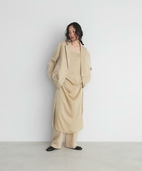 KBF / ケービーエフ ワンピース | ドロストサテンキャミワンピース | 詳細18