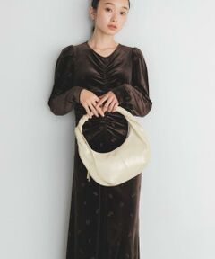 KBF / ケービーエフ ワンピース | ベロアシャーリングドレス