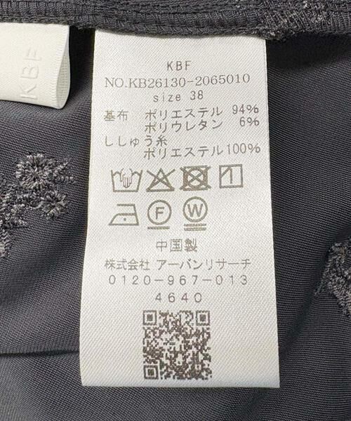 KBF / ケービーエフ ワンピース | ベロアシャーリングドレス | 詳細12