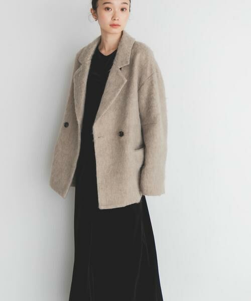 KBF / ケービーエフ ワンピース | ベロアシャーリングドレス | 詳細16