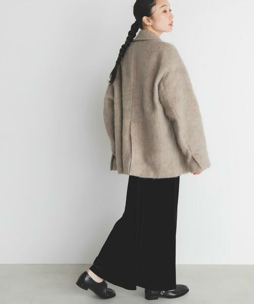 KBF / ケービーエフ ワンピース | ベロアシャーリングドレス | 詳細17