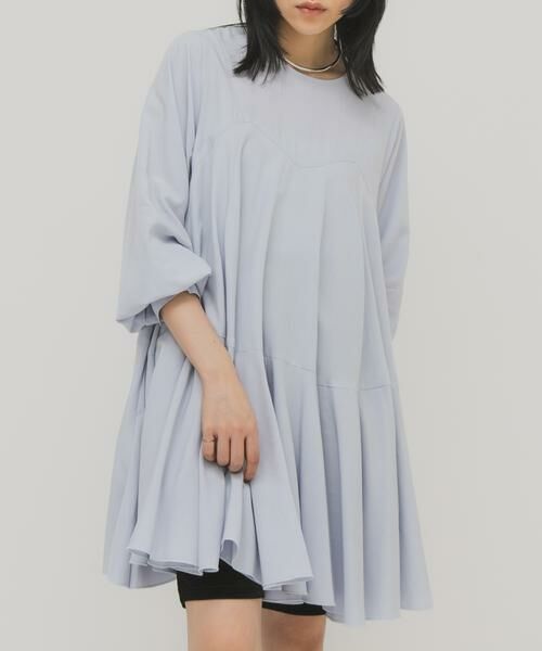 KBF / ケービーエフ ワンピース | 2WAYボリュームヘムミニワンピース | 詳細2