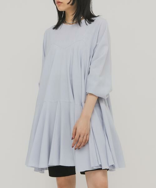 KBF / ケービーエフ ワンピース | 2WAYボリュームヘムミニワンピース | 詳細3
