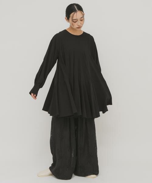 KBF / ケービーエフ ワンピース | 2WAYボリュームヘムミニワンピース（ブラック）