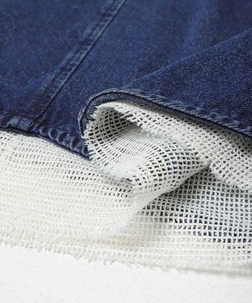KBF / ケービーエフ ワンピース | メッシュレイヤードデニムキャミワンピース | 詳細11