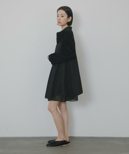 KBF / ケービーエフ ワンピース | メッシュレイヤードデニムキャミワンピース | 詳細15