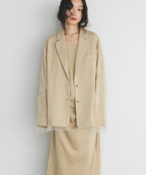 KBF / ケービーエフ その他アウター | サテンチュールジャケット | 詳細12