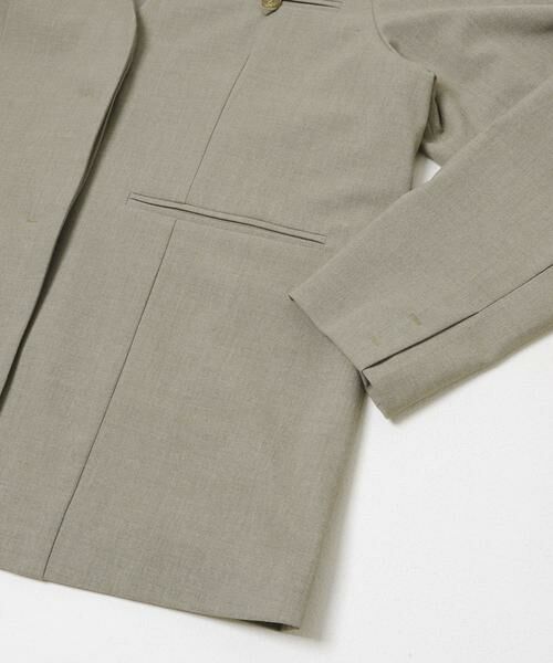 KBF / ケービーエフ ノーカラージャケット | ノーカラーデザインジャケット | 詳細18