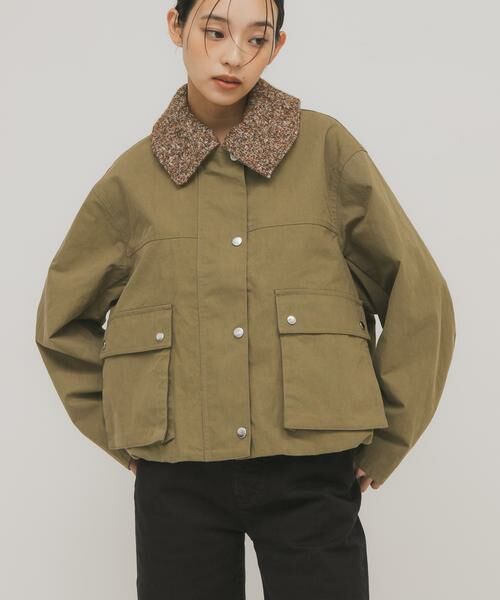 KBF / ケービーエフ ブルゾン | 2WAYカラーバルーンブルゾン | 詳細2