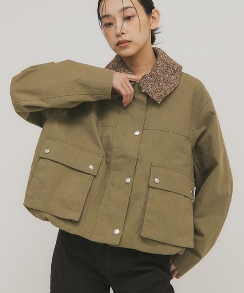 KBF / ケービーエフ ブルゾン | 2WAYカラーバルーンブルゾン | 詳細3