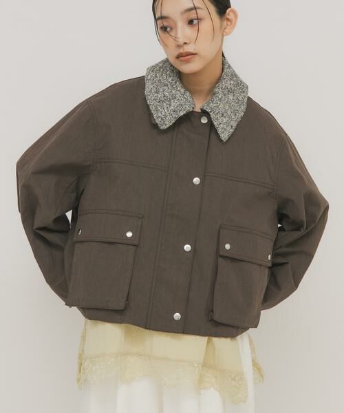 KBF / ケービーエフ ブルゾン | 2WAYカラーバルーンブルゾン | 詳細11