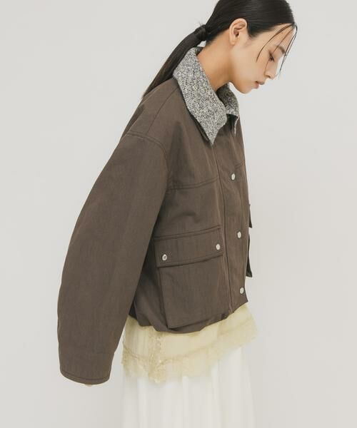 KBF / ケービーエフ ブルゾン | 2WAYカラーバルーンブルゾン | 詳細13