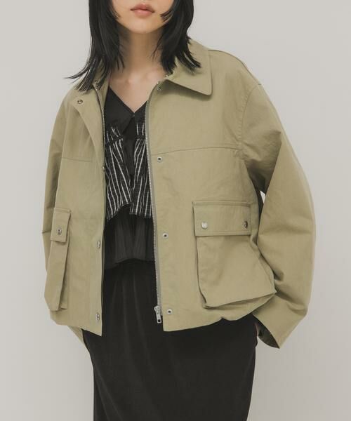 KBF / ケービーエフ ブルゾン | 2WAYカラーバルーンブルゾン（ベージュ系その他）