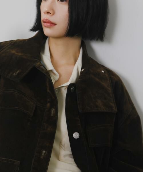 KBF / ケービーエフ ブルゾン | ハイネックデニムブルゾン | 詳細1