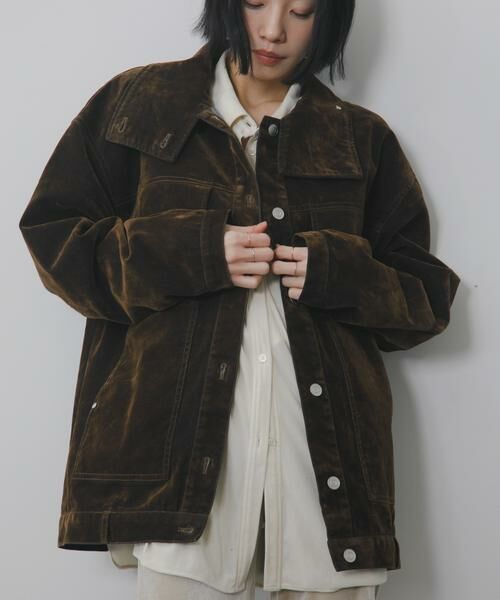 KBF / ケービーエフ ブルゾン | ハイネックデニムブルゾン | 詳細3