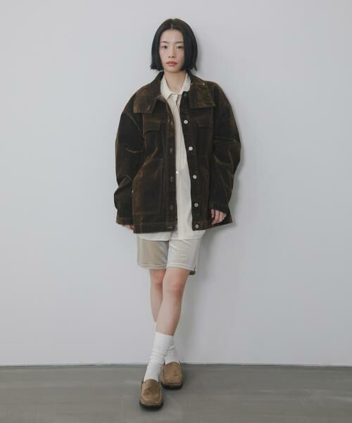 KBF / ケービーエフ ブルゾン | ハイネックデニムブルゾン | 詳細5