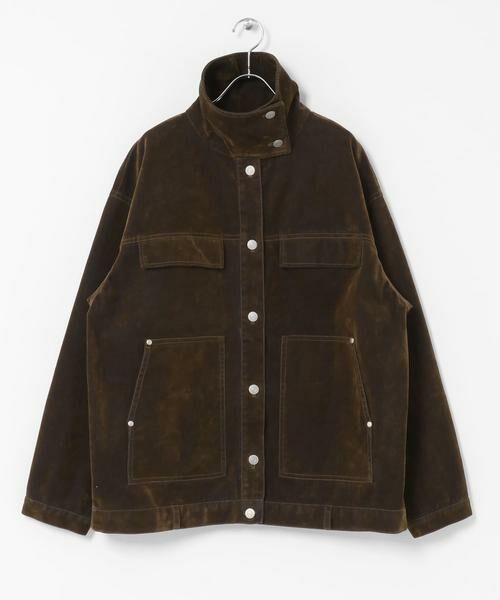 KBF / ケービーエフ ブルゾン | ハイネックデニムブルゾン | 詳細7