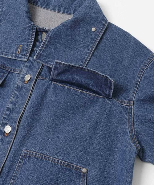 KBF / ケービーエフ ブルゾン | ハイネックデニムブルゾン | 詳細19