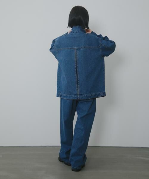 KBF / ケービーエフ ブルゾン | ハイネックデニムブルゾン | 詳細15