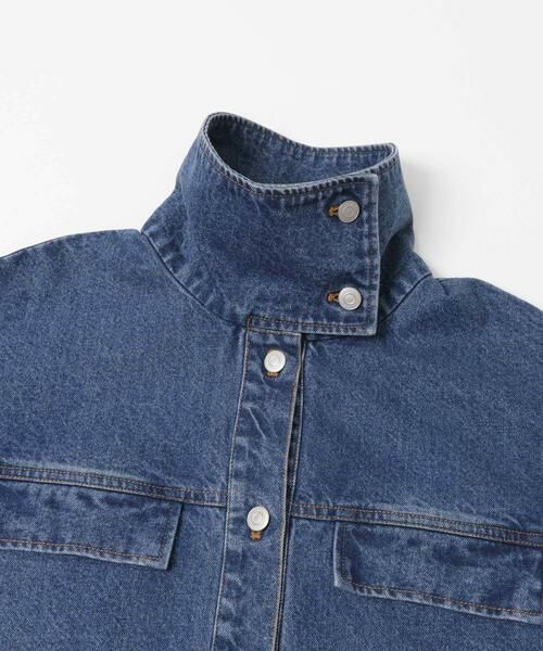 KBF / ケービーエフ ブルゾン | ハイネックデニムブルゾン | 詳細18