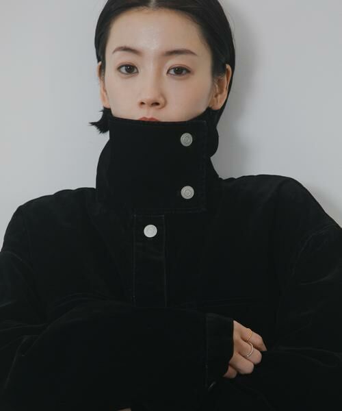 KBF / ケービーエフ ブルゾン | ハイネックデニムブルゾン | 詳細24