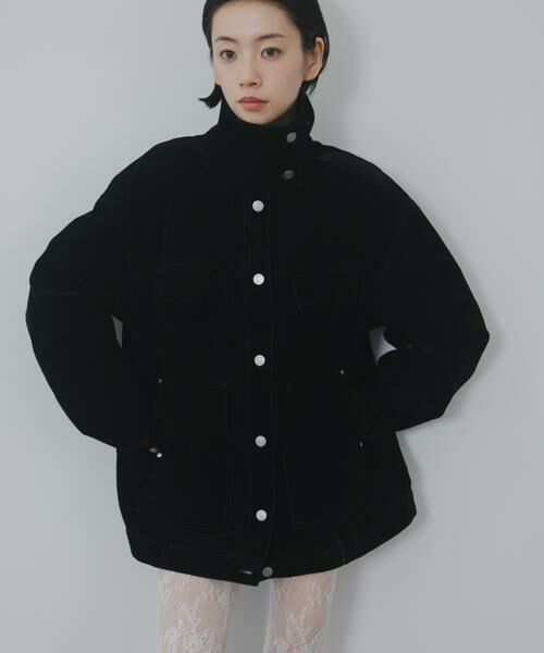 KBF / ケービーエフ ブルゾン | ハイネックデニムブルゾン | 詳細25