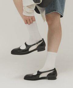 KBF / ケービーエフ フラットシューズ | カットデザインメリージェーンローファー