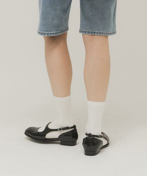 KBF / ケービーエフ フラットシューズ | カットデザインメリージェーンローファー | 詳細11