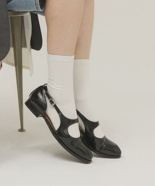 KBF / ケービーエフ フラットシューズ | カットデザインメリージェーンローファー | 詳細12