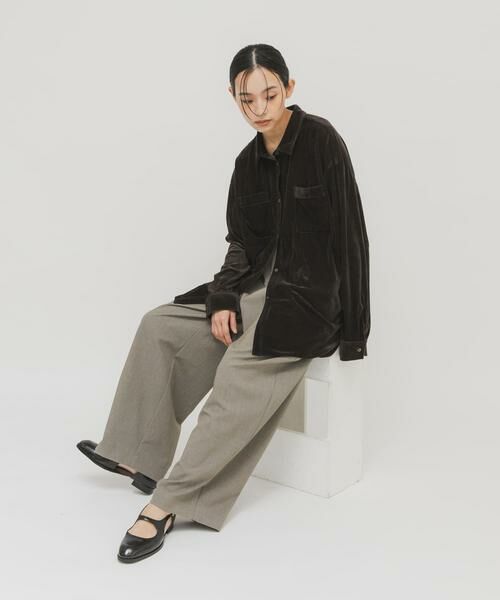 KBF / ケービーエフ フラットシューズ | カットデザインメリージェーンローファー | 詳細13