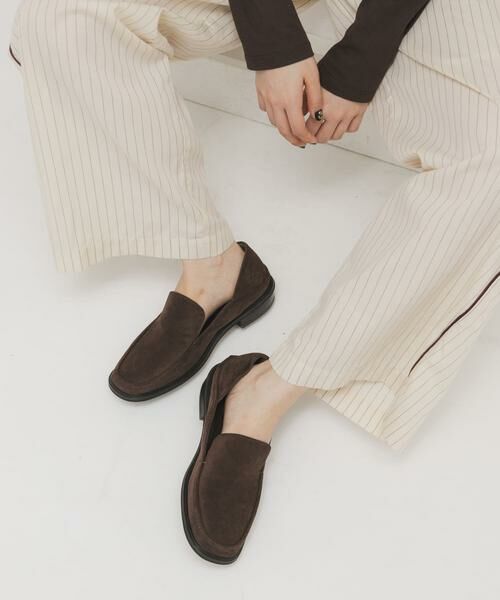 KBF / ケービーエフ フラットシューズ | スクエアトゥスライドローファー | 詳細2