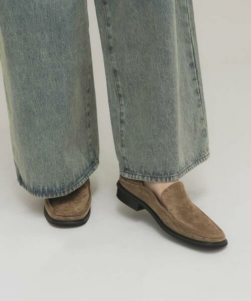 KBF / ケービーエフ フラットシューズ | スクエアトゥスライドローファー | 詳細14