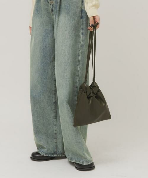 KBF / ケービーエフ ショルダーバッグ | ギャザーデザインミニBAG | 詳細1