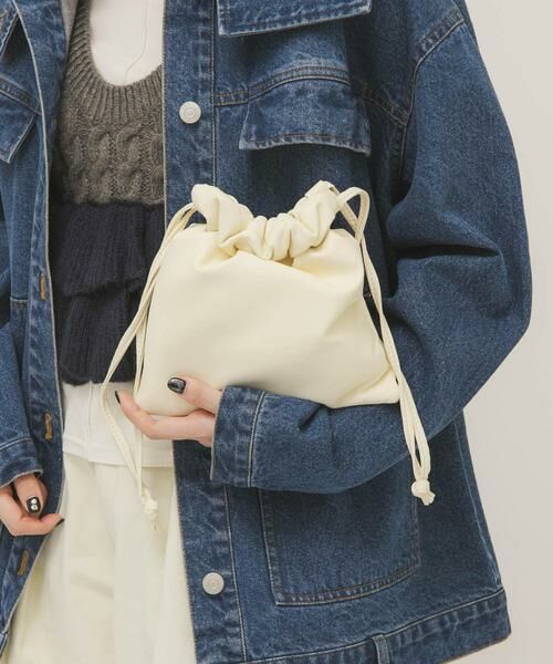 KBF / ケービーエフ ショルダーバッグ | ギャザーデザインミニBAG | 詳細5