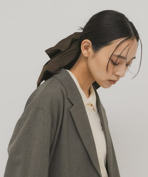 KBF / ケービーエフ ヘアゴム・シュシュ | サテンシュシュ(特大) | 詳細3