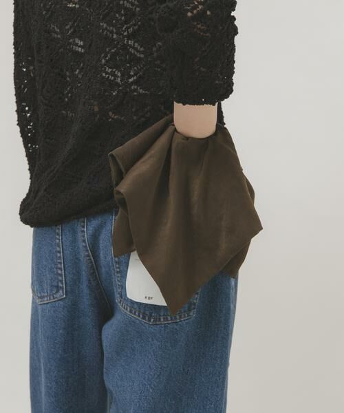 KBF / ケービーエフ ヘアゴム・シュシュ | サテンシュシュ(特大) | 詳細4