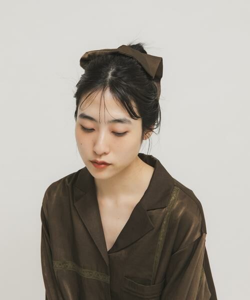 KBF / ケービーエフ ヘアゴム・シュシュ | サテンシュシュ(大) | 詳細3